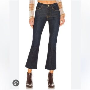 🥑Frame Le Crop Mini Boot denim jeans in Saltair dark wash 24